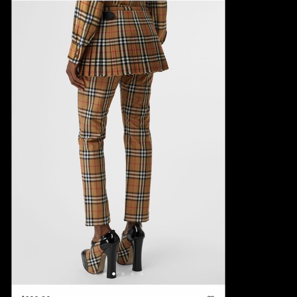 NEW 💕Vivienne Westwood Burberry wool kilt skirt💕 - Picture 3 of 10